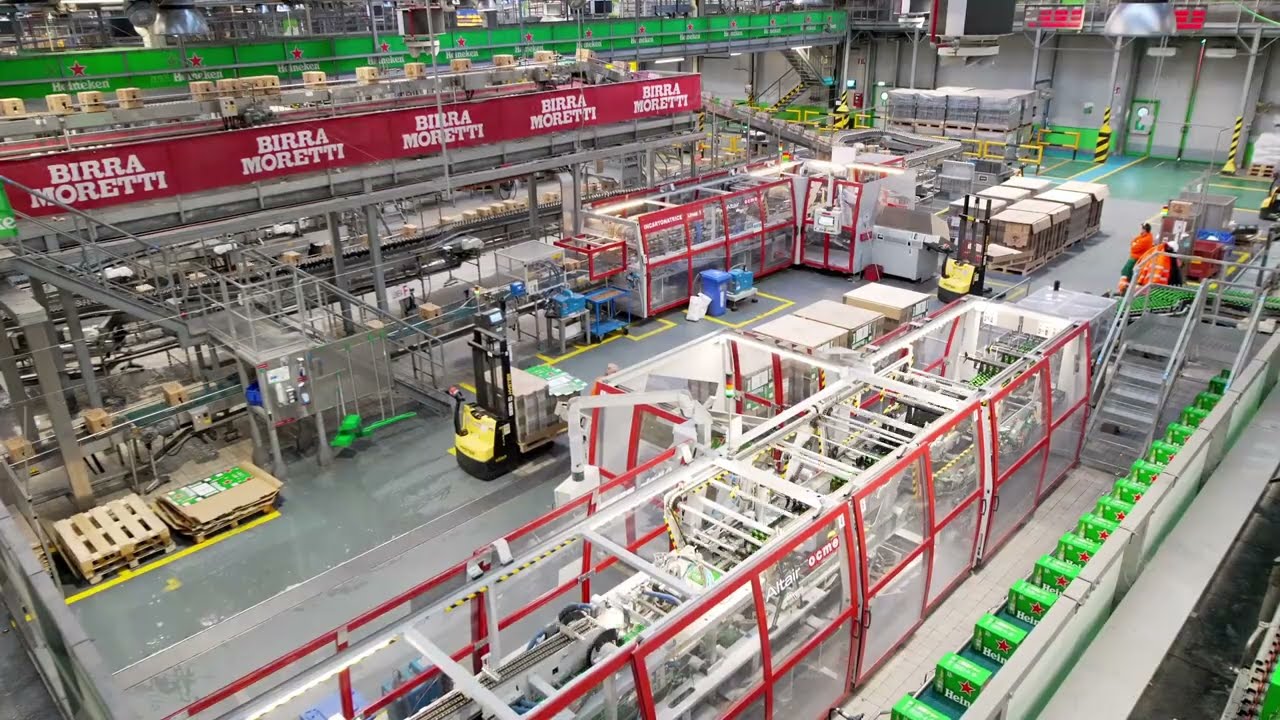 Optimizing Heineken's glass bottles in Case Packaging: Innovative Solutions by OCME and Robopac