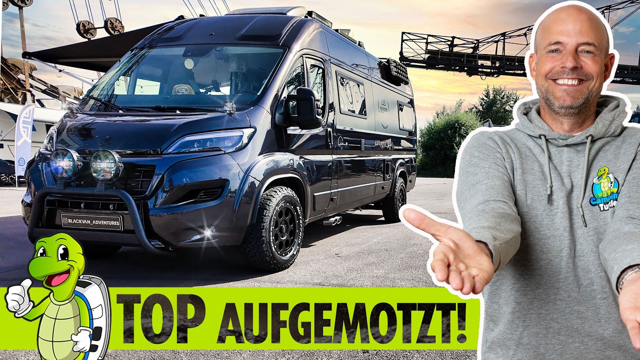 SERIEN-VAN umgebaut zum INDIVIDUELLEN Wohnmobil - Blackvan Adventures (Bravia Mobil)