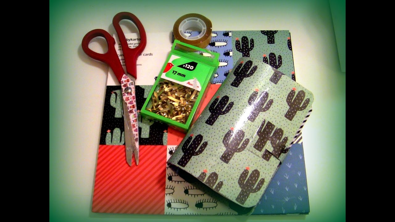 ✂️️📓 DIY: come realizzare una Pocket con la carta Cactus🌵 🌵di Tiger 😉
