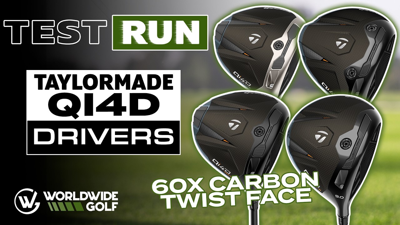 TaylorMade Qi4D Drivers Test Run | LS, Core, Max & Max Lite