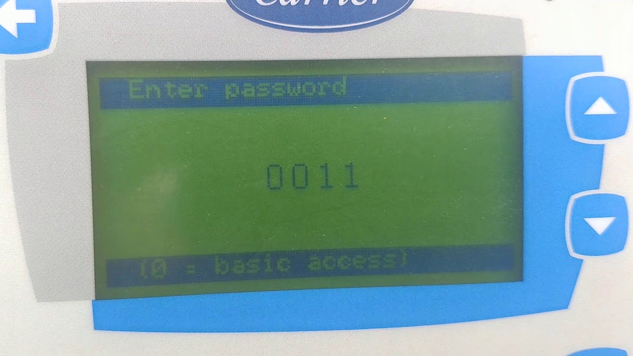 Como fazer o reset de alarme do chiller AQUAFORCE 30XS Carrier