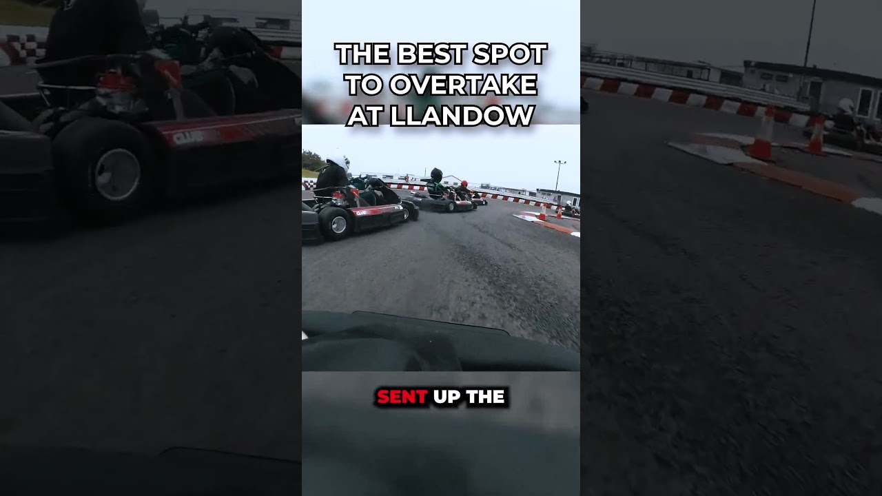 the best overtaking spot at llandow #racing #karting #racer
