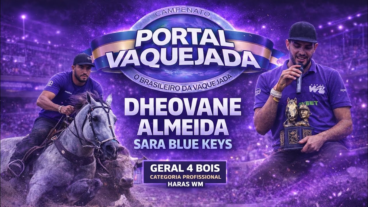 DHEOVANE ALMEIDA E SARA BLUE KEYS PROFISSIONAL  | BEZERROS-PE | VAQUEJADA AO VIVO 