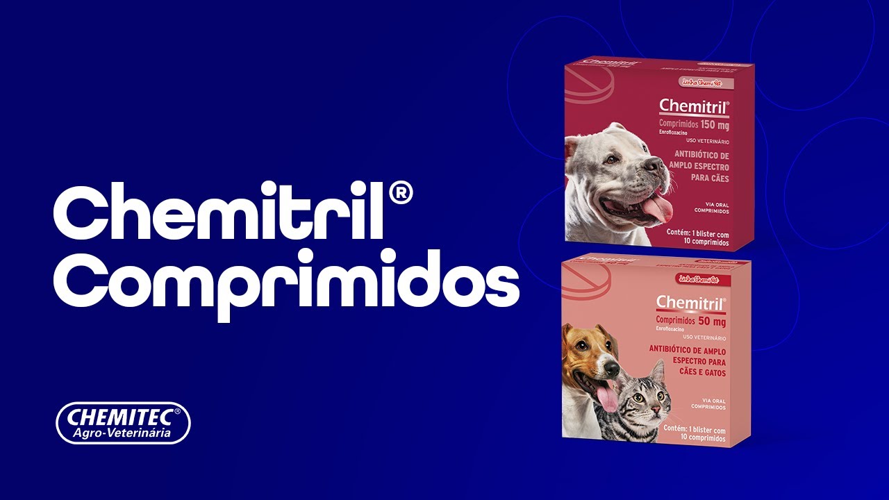 Chemitril &reg; Comprimidos - Antibi&oacute;tico para Pets
