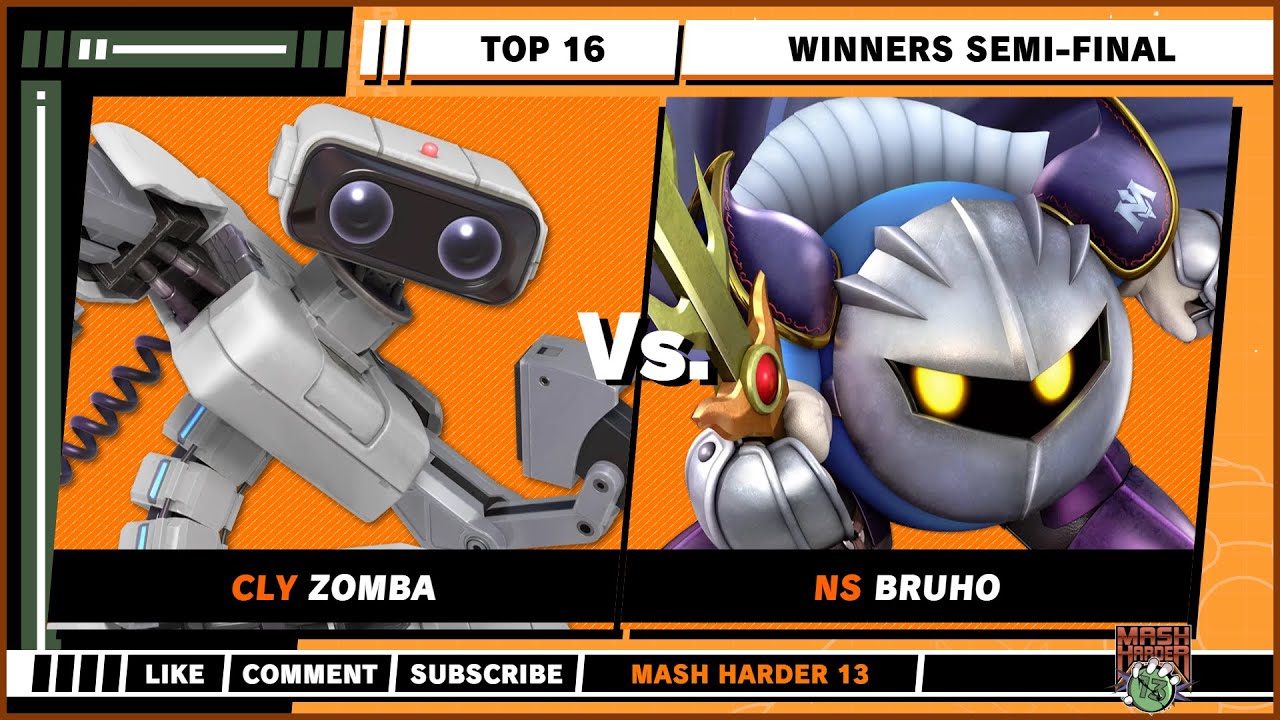 Mash Harder 13 &mdash; Полуфинал победителей &mdash; Зомба (R.O.B) против Брухо (Meta Knight) &mdash; Ultimate Singles
