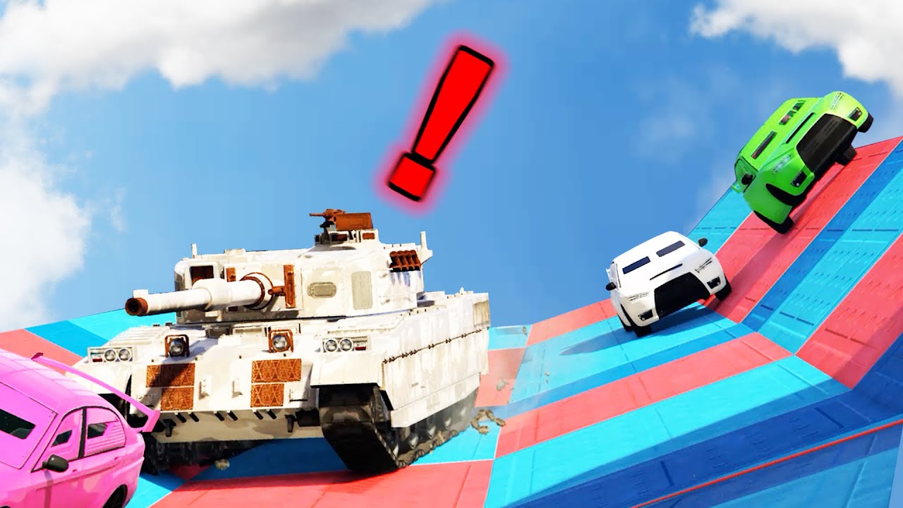 НЕЛЕПНАЯ ГОНКА GTA 5