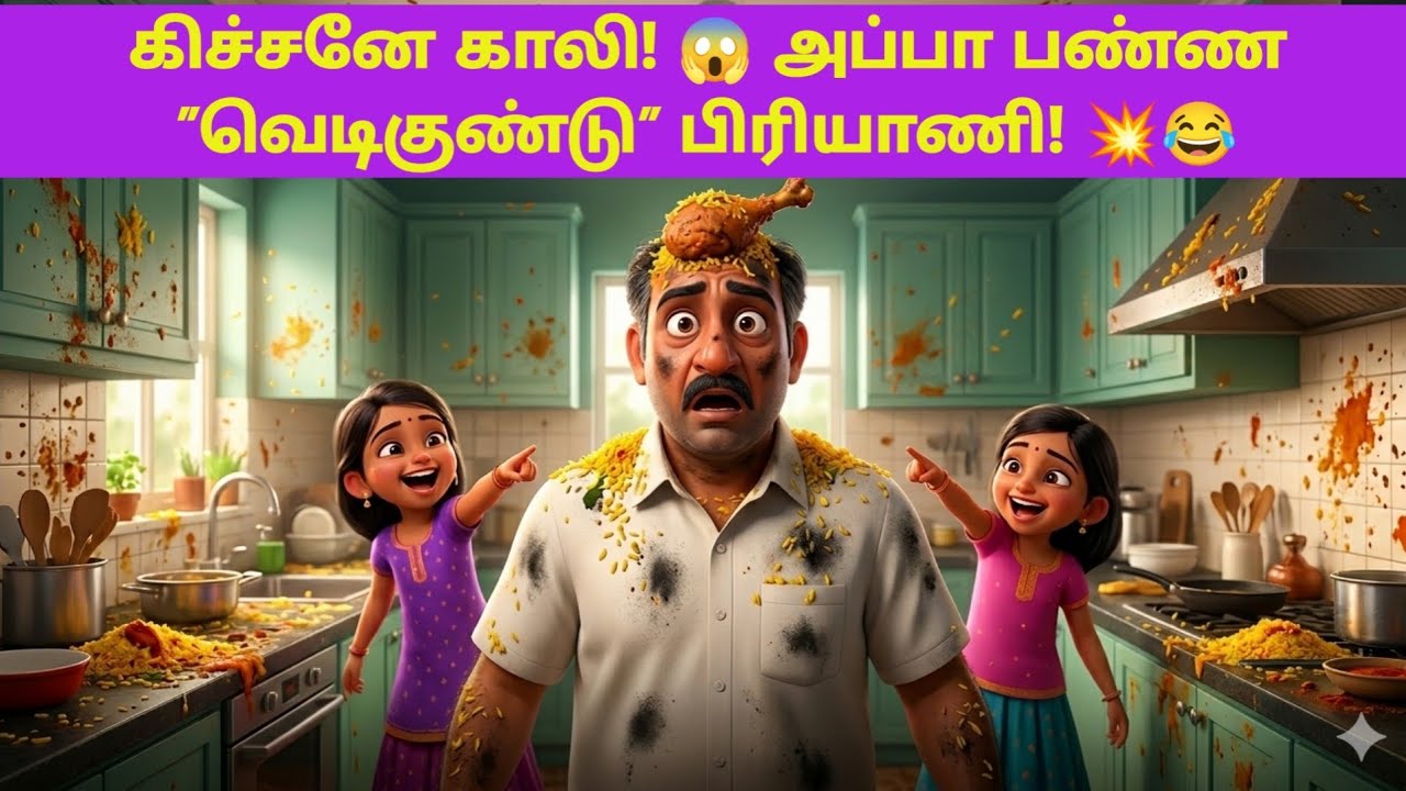 Part _ 1 சண்டே சமையல் சதி! 😱 அப்பாவை நம்பி ஏமாந்த பாவப்பட்ட குடும்பம்! 🍗🔥
