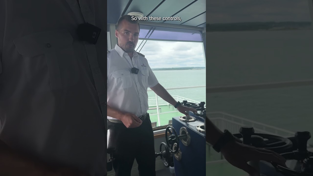 How a Ships Steering Works | Red Funnel Ferry #didyouknow #sailing #ferry
