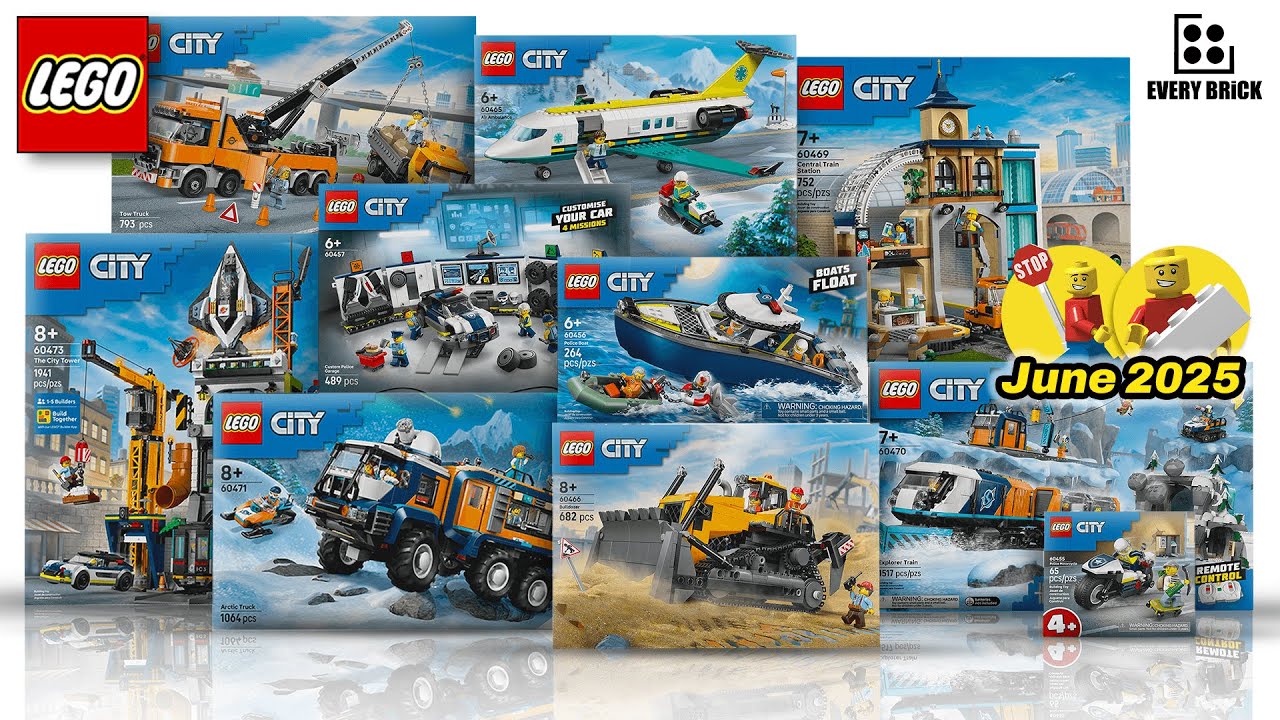 All LEGO City Sets June 2025 - Speed Build Compilation