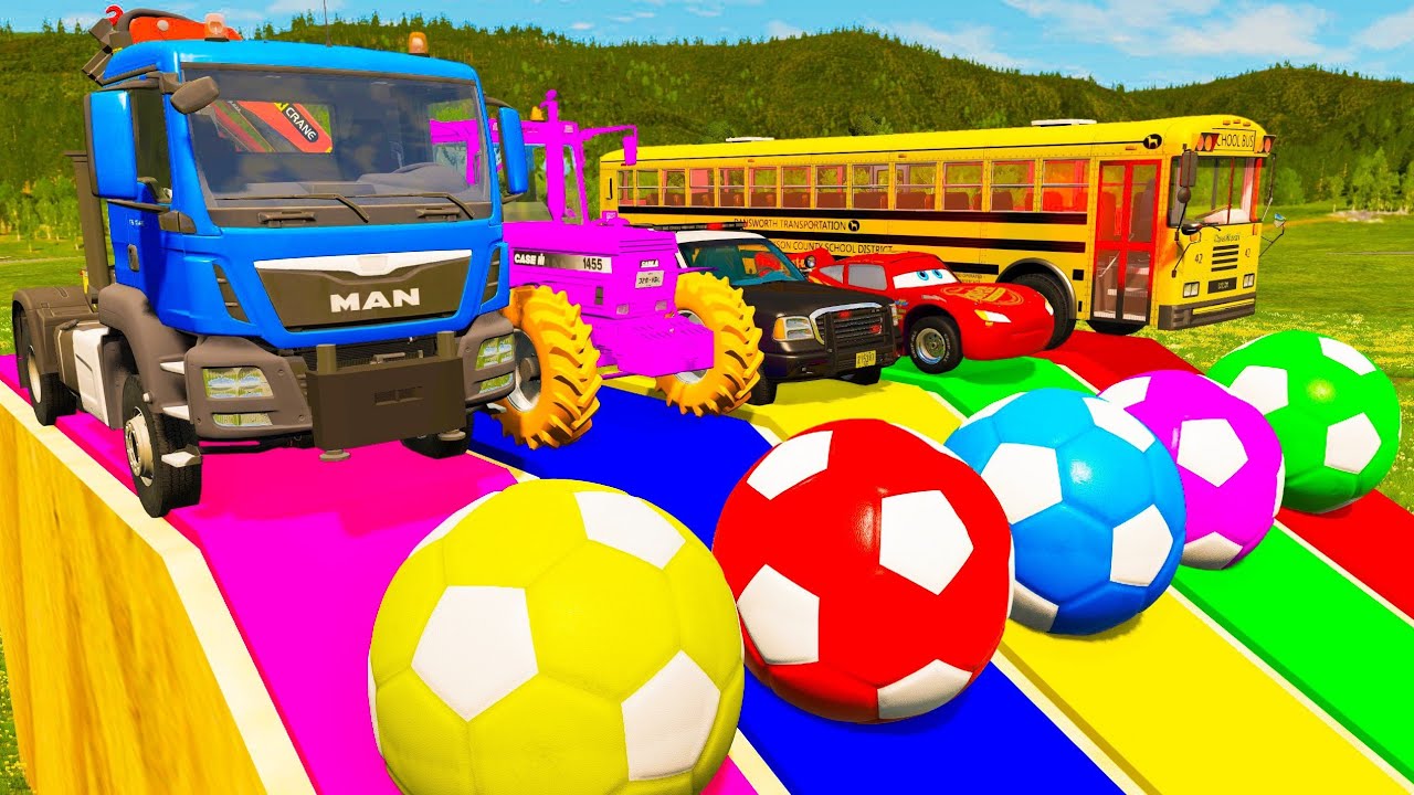 Most Epic The Bank robbery Cars in BeamNG Drive