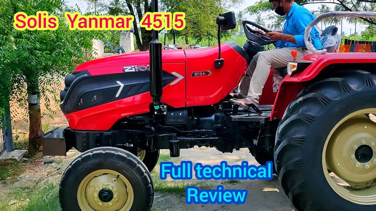 Solis Yanmar 4515 48hp 2wd Tractor Full technical review | Price features and specifications | P - 1