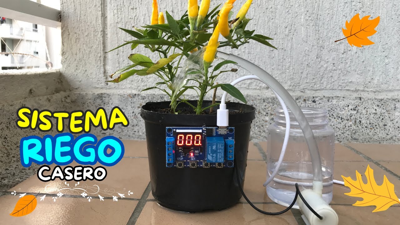 C&oacute;mo Hacer Un Sistema de Riego Automatico F&Aacute;CIL:🌱OLV&Iacute;DATE de REGAR🌱 | Ideal para Vacaciones CLHI