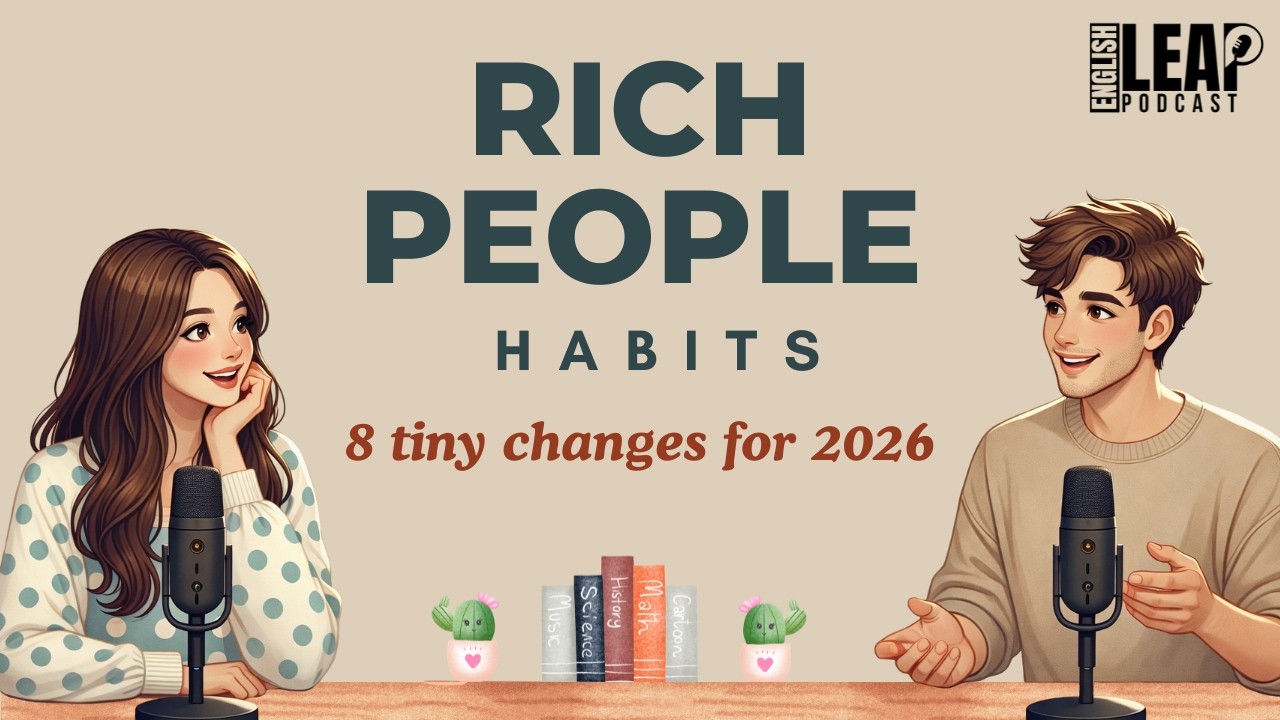 English Podcast for Easy English Conversation | 8 TINY Habits to Become Financially Literate In 2026