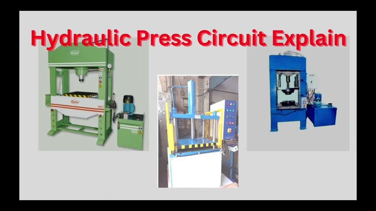 Hydraulic Press Circuit Explain/How to Work Hydraulic Press