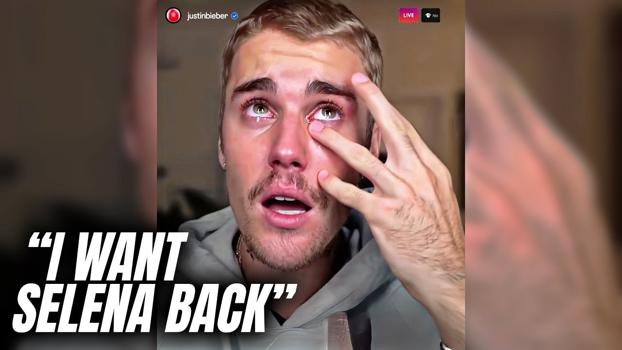 Justin Bieber Goes Live And Breaks Down After Selena Gomez Drama!