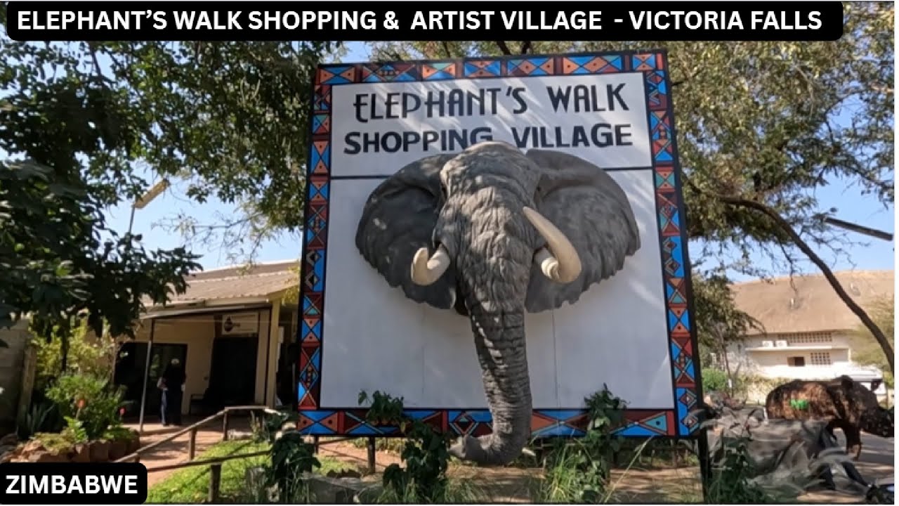 ELEPHANT'S WALK — ТОРГОВАЯ И ХУДОЖЕСТВЕННАЯ ДЕРЕВНЯ | ГОРОД ВИКТОРИЯ-ФОЛЛС | ЗИМБАБВЕ - 16 | BINU