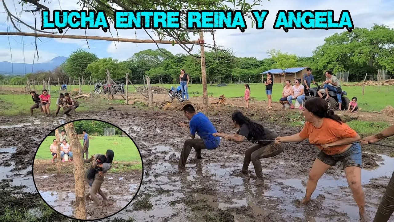 Reina y alma se agarran a una lucha en el lodo😱||Elmer les advirtió que pueden salir lastimada.