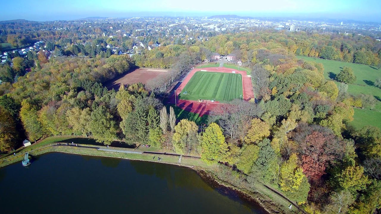 Stauanlage Kupferbach und Waldstadion Aachen