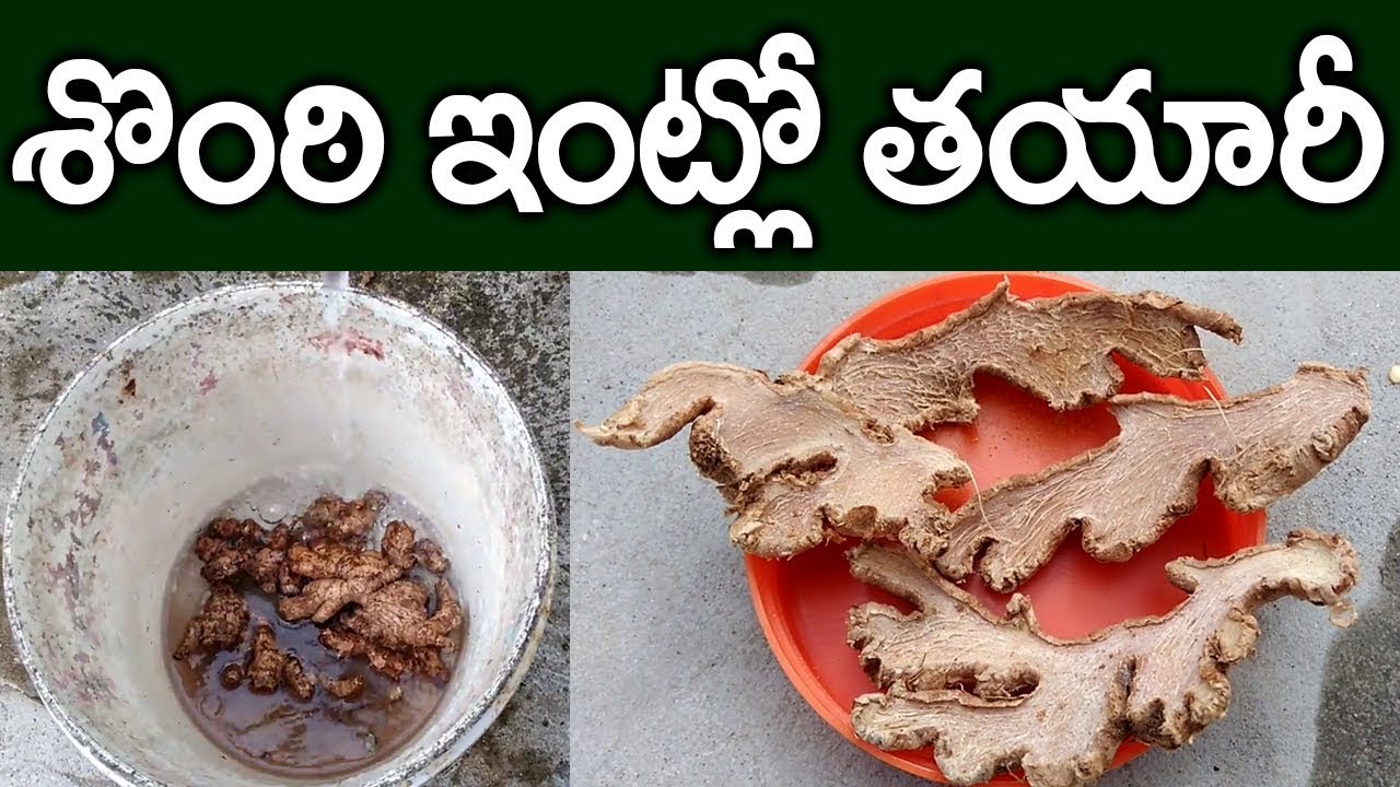 శొంఠి ఇంట్లో తయారీ..! How to Make Sonti || SONTI TAYARI || Easy Home Tips