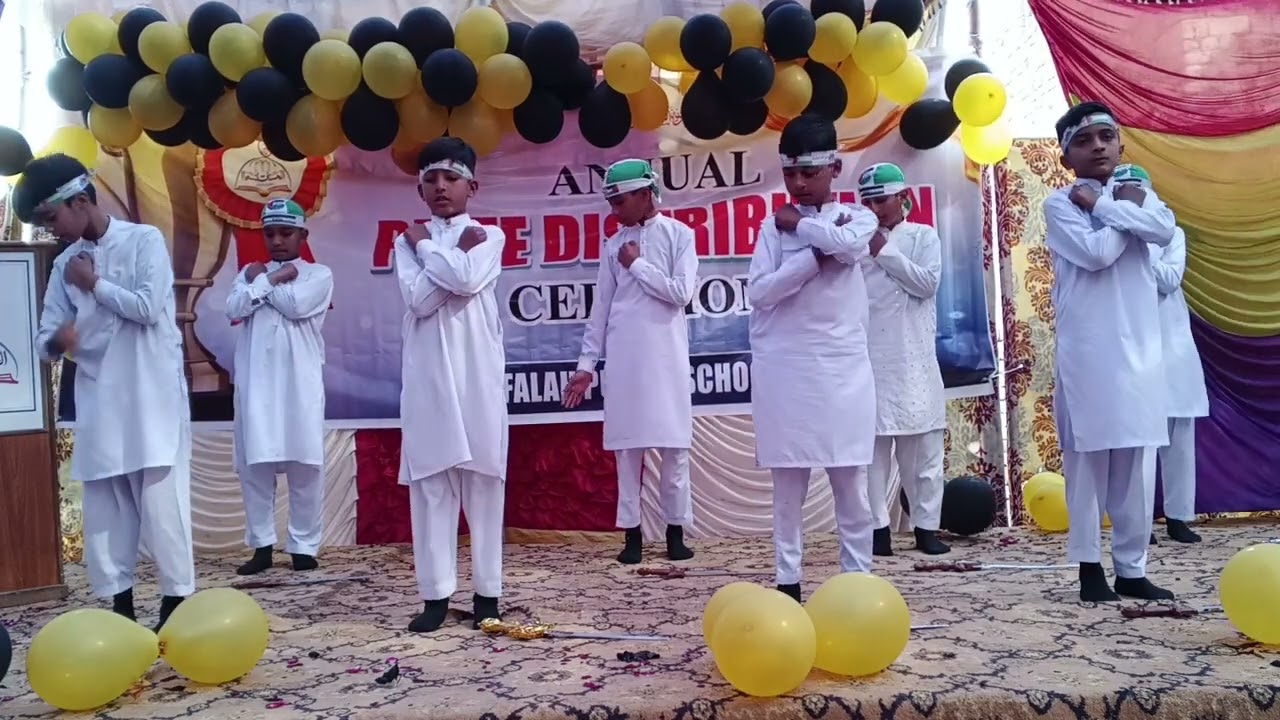 Outstanding performance on annual function 2k25 ♥️ Labaik ya ikhwatuna☘️