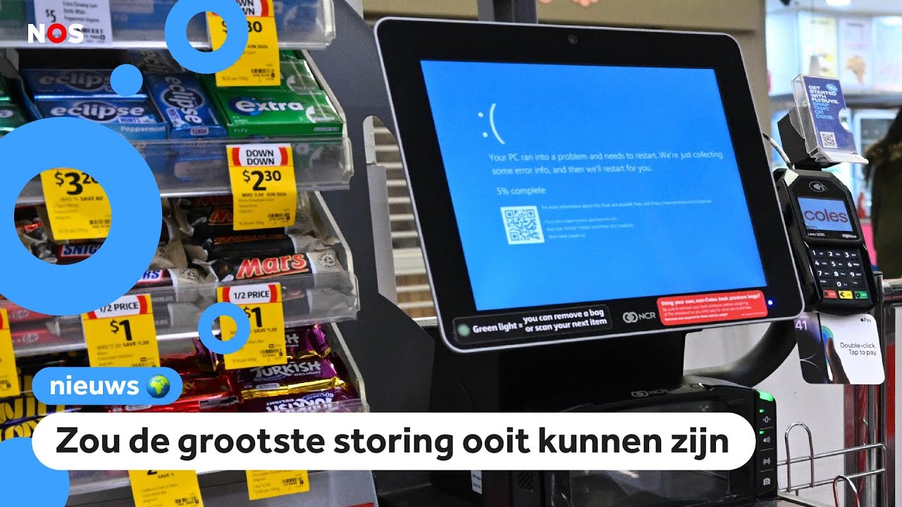 Grote problemen door wereldwijde computerstoring