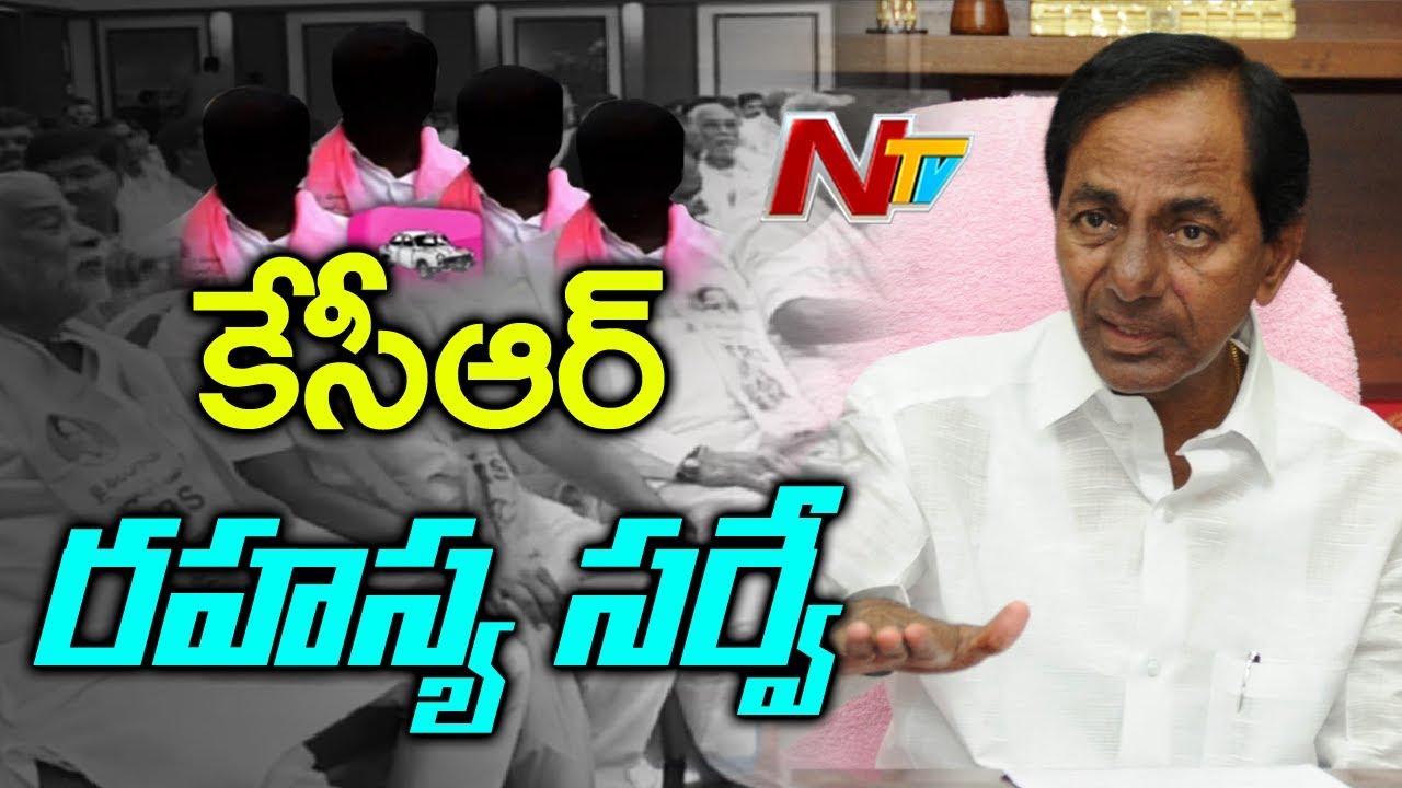 CM KCR Secret Survey ON TRS MLAs | Four TRS MLAs are Danger Zone | NTV