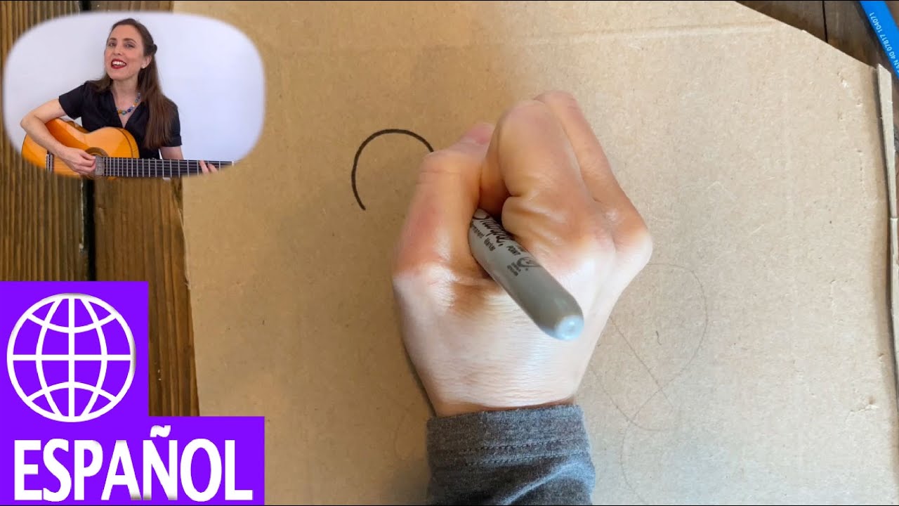Preschool Songs in Spanish Pin Pon by Alina Celeste - paper craft - Movement and Music