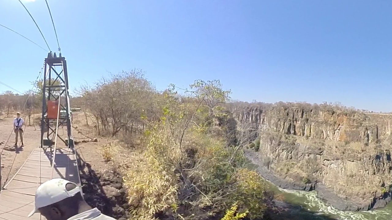 Gorge swing Victoria Falls V360 experience, Zimbabwe