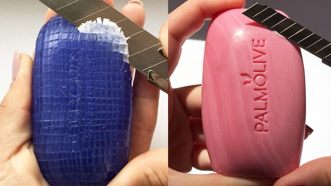 Soap Carving - Relaxing Sounds Satisfying ASMR videos P151