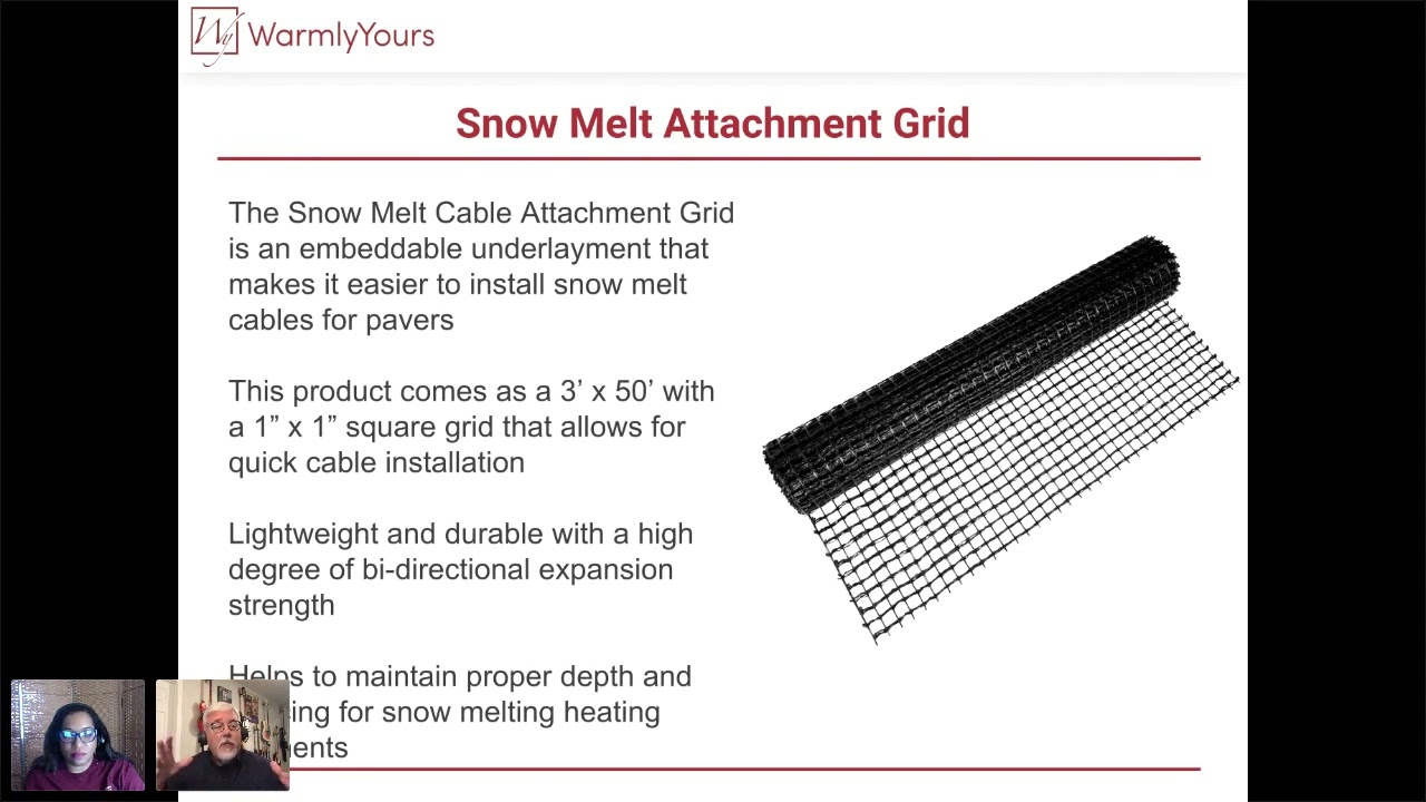 July 2022 Webinar - Installation Tips for Pavers with Snow Melt Systems