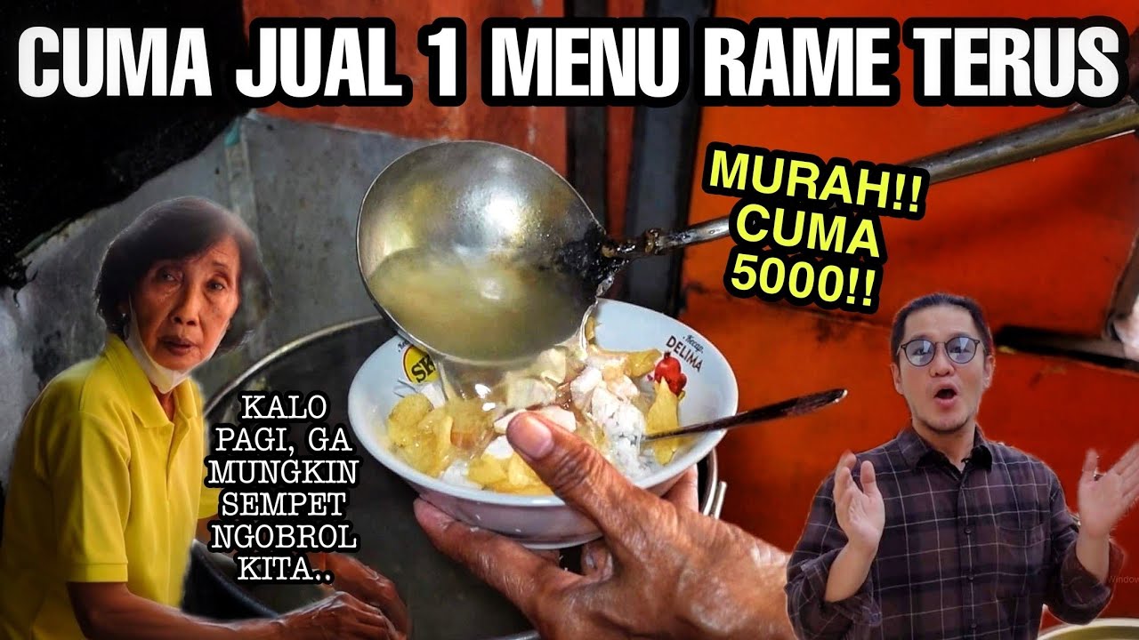 GA ADA DI OJOL !! 5000 RUPIAH DAPET NASI SOP AYAM !! | KULINER MURAH DI SOLO | SOP AYAM BU HAR