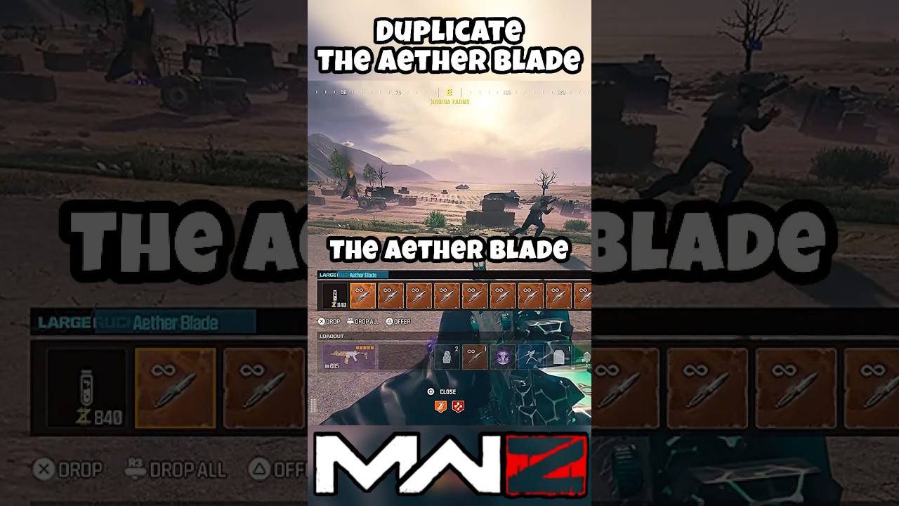 Duplicate The Aether Blade in MW3 Zombies 🧟&zwj;♀️