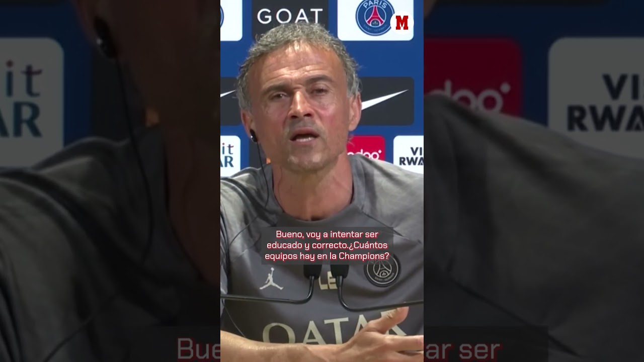 Luis Enrique, a un periodista: 