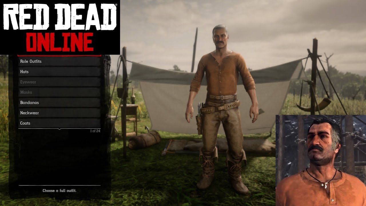 Red Dead Online - RDR 1 Dutch Van der Linde Outfit Tutorial