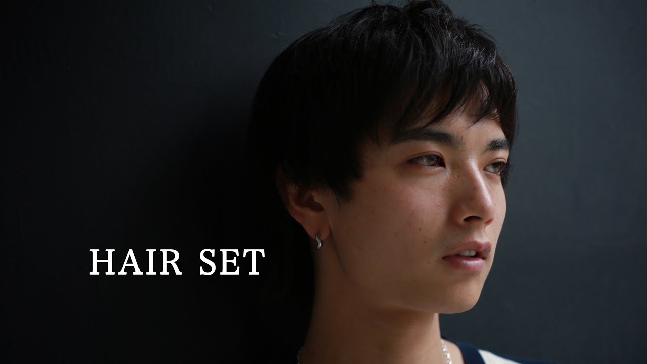 【HairSet】My daily hair set tips.  / ショートヘアーのセット紹介