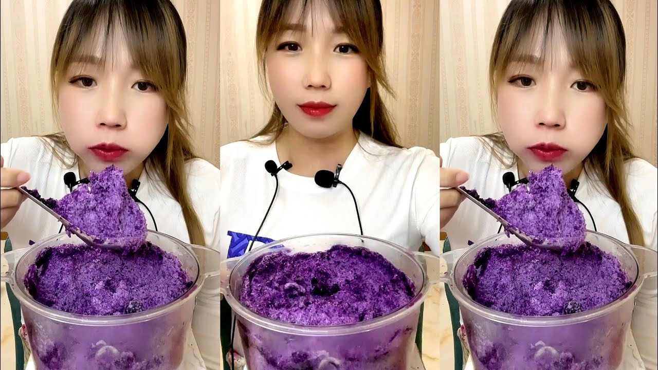 ASMR SHAVED ICE EATING / ICE EATING