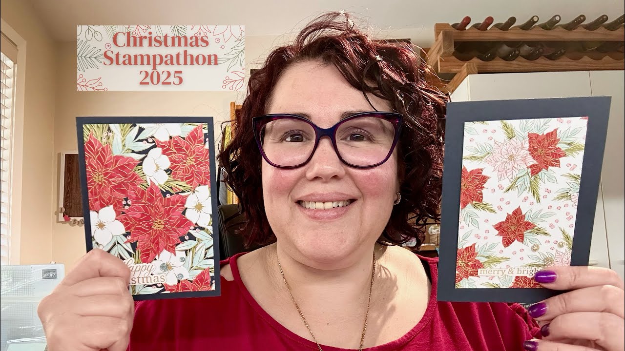 Stampin’ Up! Traditions Of Christmas & Greetings For You Christmas Stampathon Cards #stampinup