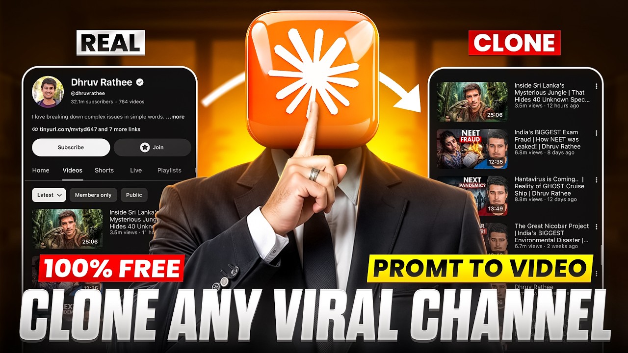 How To Clone Any Viral YouTube Channel With Claude AI | Create Viral 2D Documentary Videos