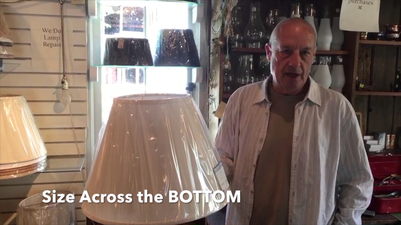 How to Size a Lampshade - Step-by-Step Instructions, Advice, Measuring Tips - Brown's Lampshades