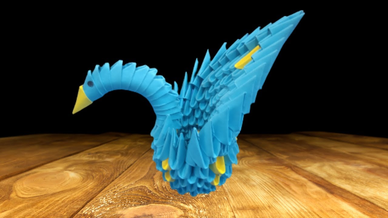 How To Make 3D Origami Swan Step By Step | DIY Paper Craft