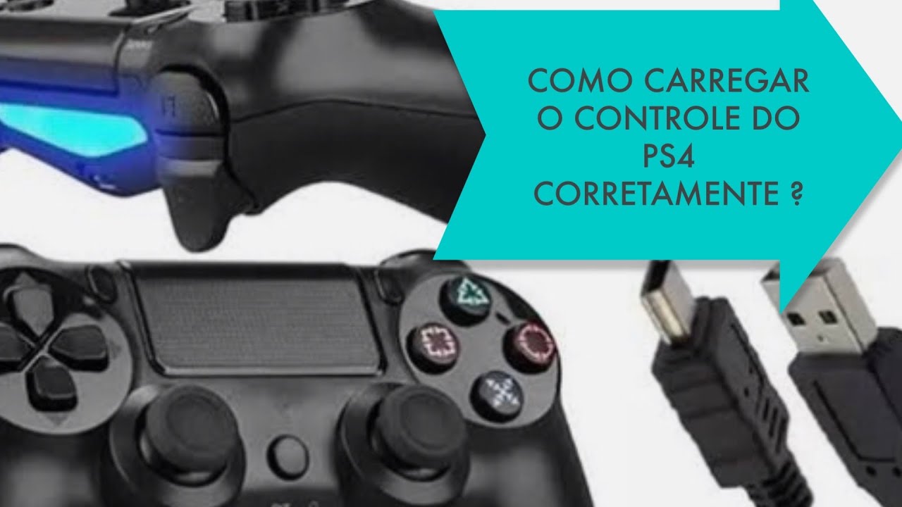 COMO CARREGAR O CONTROLE DO PS4 CORRETAMENTE #ps4 #playstation4 #dualshock4 #controleps4