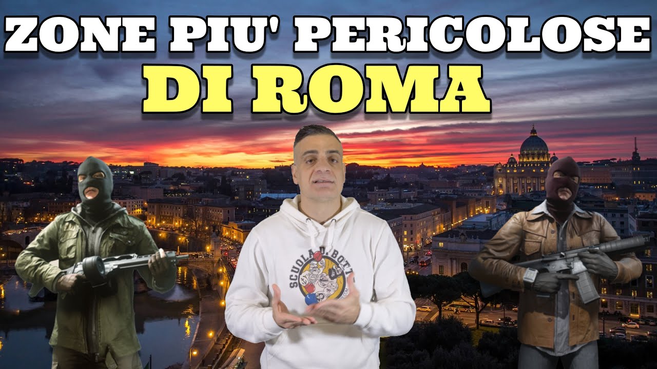 Zone Pi&ugrave; Pericolose di Roma Centro da Evitare