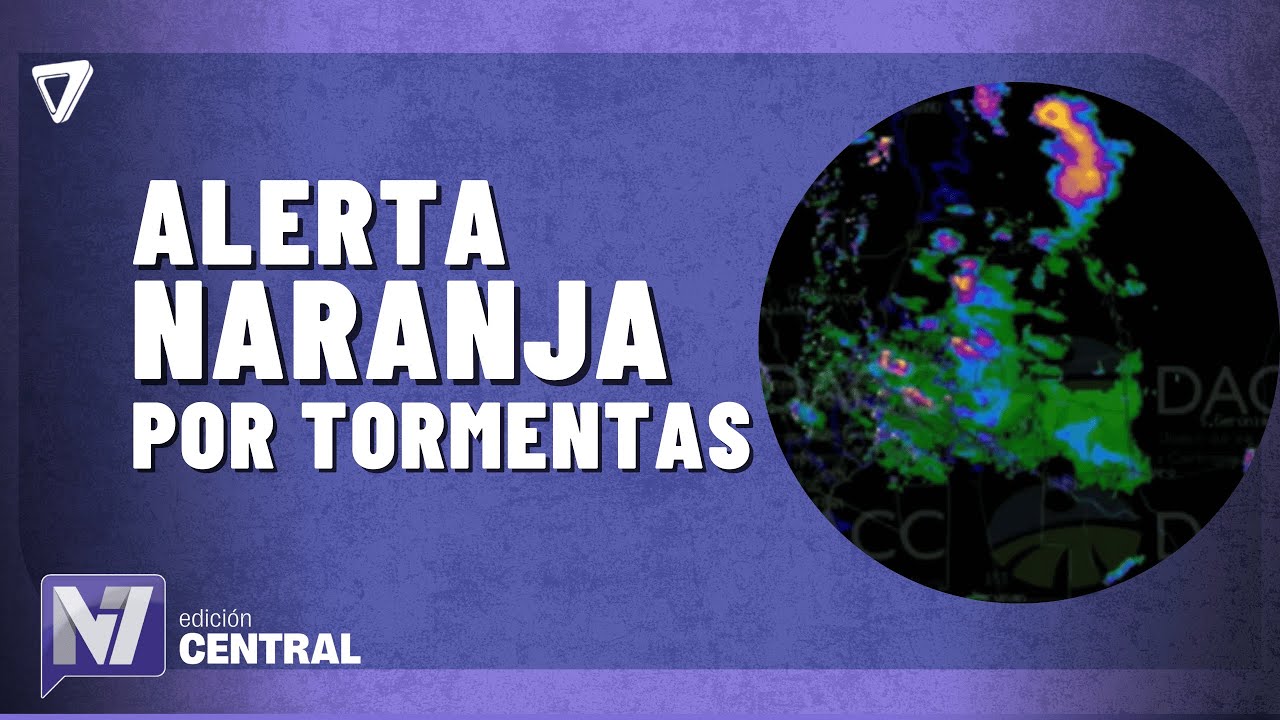 Rige el alerta naranja por tormentas en Mendoza para la noche