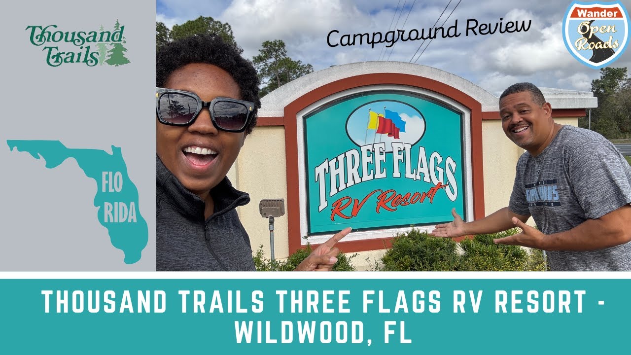 Thousand Trails Three Flags RV Resort Campground Review - Wildwood, Florida