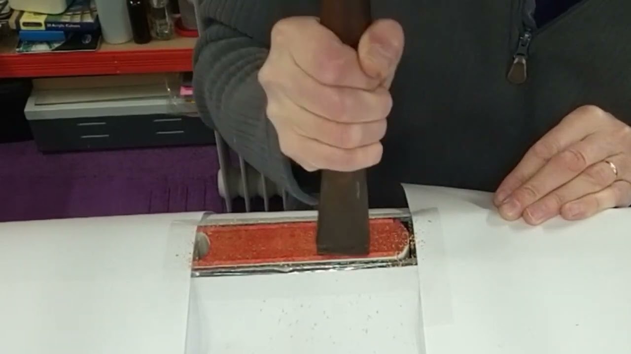 Bookbinding - Making a Sprinkled Gold Book Edge