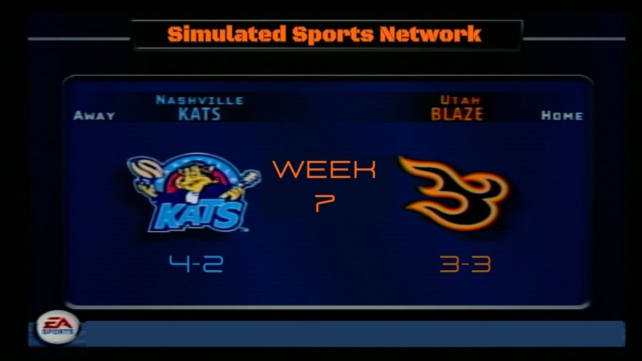 Arena Football Week 7- Nashville Kats (4-2) vs Utah Blaze (3-3)
