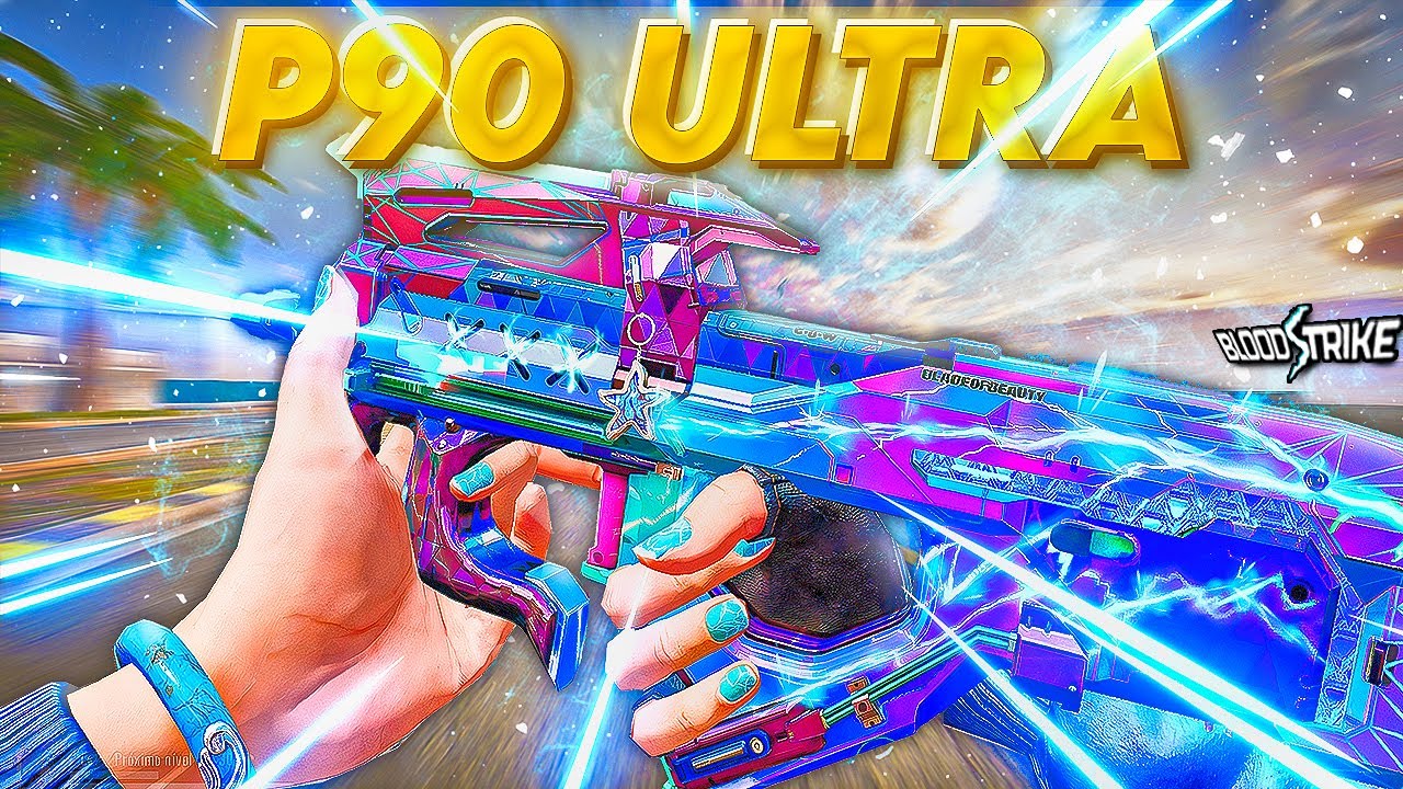 Minha PRIMEIRA P90 ULTRA no BLOOD STRIKE !! ( mira roubada ?! 🤤)