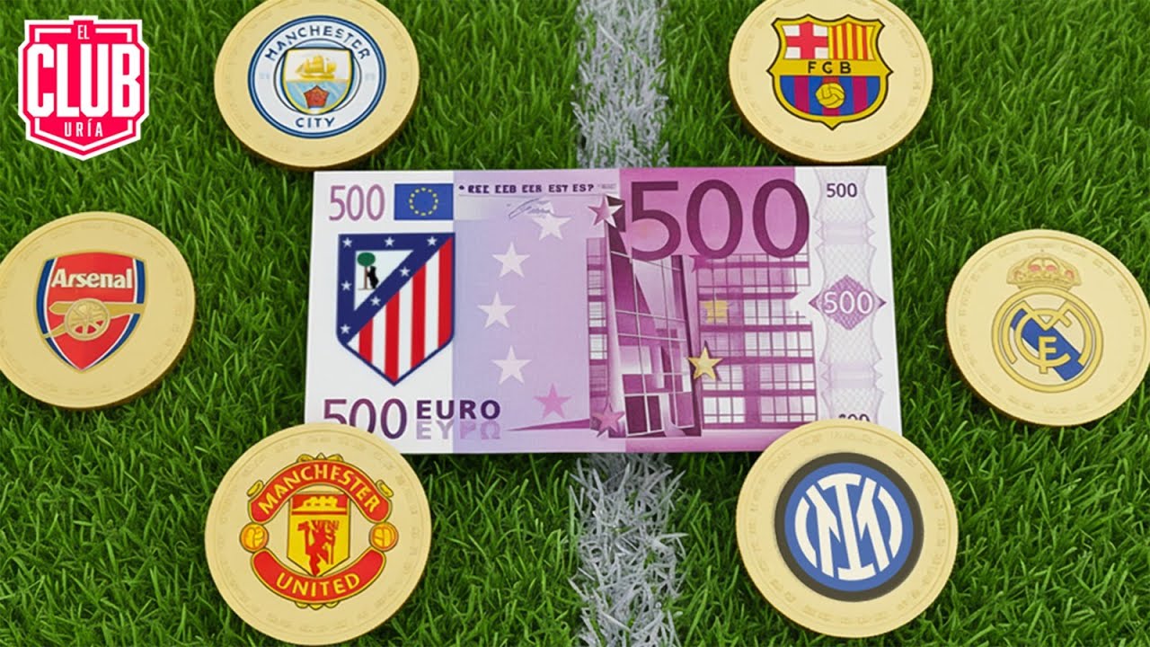 LOS EQUIPOS MÁS RICOS del MUNDO | ¿DÓNDE ESTÁ el ATLETI?