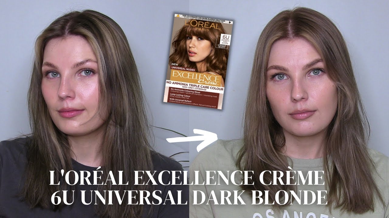 Отзыв о креме для волос L'Oréal Excellence Crème 6U Universal Dark Blonde