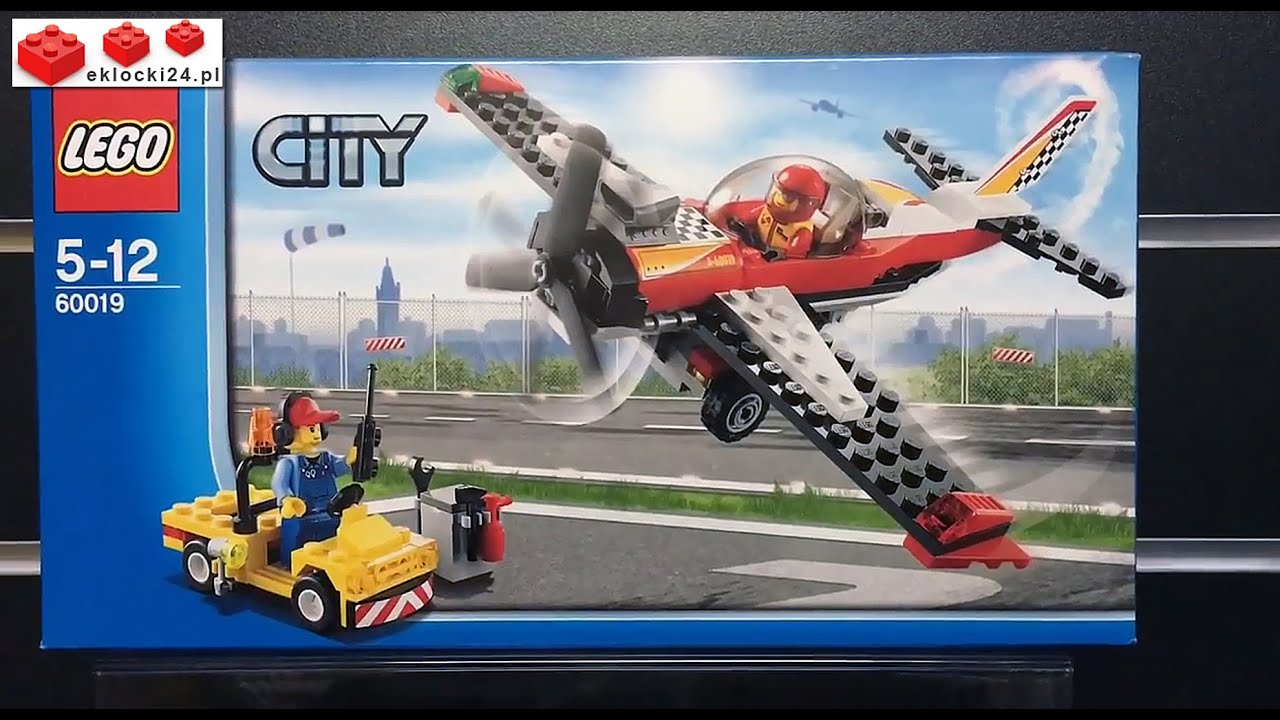 LEGO CITY 60019 SAMOLOT KASKADERSKI